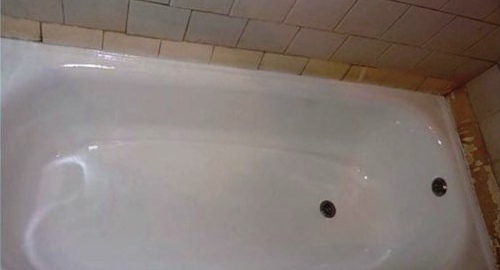 Реставрация ванны жидким акрилом | Комендантский проспект
